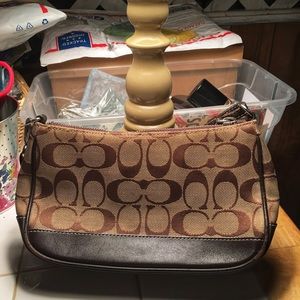 Coach Purse Small Brown Tote handbag